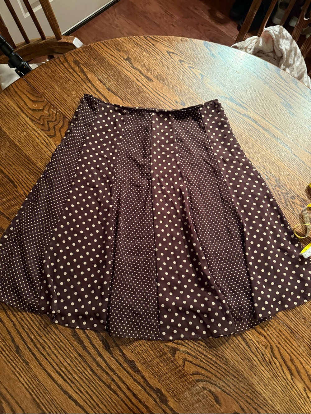 B moss polka dot skirt